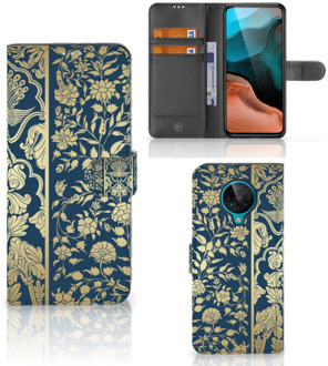 B2Ctelecom Foto hoesje Xiaomi Poco F2 Pro Telefoon Case Golden Flowers