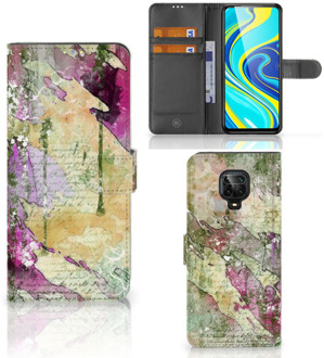 B2Ctelecom Foto hoesje Xiaomi Redmi Note 9 Pro | Note 9S Telefoonhoesje Letter Painting