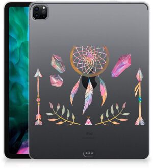 B2Ctelecom Fotohoesje iPad Pro 12.9 (2020) | iPad Pro 12.9 (2021) Tablet Backcase Boho Dreamcatcher met doorzichte zijkanten