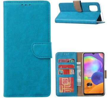 B2Ctelecom Galaxy Note20 Ultra Bookcase Turquoise met Standaard