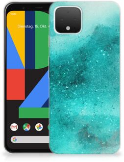 B2Ctelecom Google Pixel 4 Hoesje maken Painting Blue