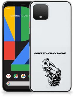 B2Ctelecom Google Pixel 4 Silicone-hoesje Gun DTMP