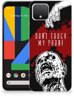 B2Ctelecom Google Pixel 4 Silicone-hoesje Zombie Blood