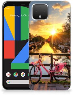 B2Ctelecom Google Pixel 4 Siliconen Back Cover Amsterdamse Grachten