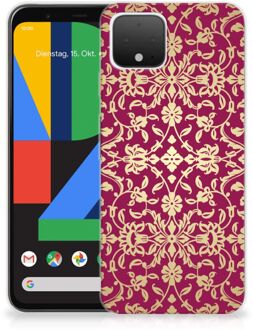 B2Ctelecom Google Pixel 4 Siliconen Hoesje Barok Pink