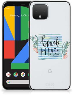 B2Ctelecom Google Pixel 4 Telefoonhoesje met Naam Boho Beach