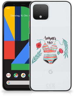 B2Ctelecom Google Pixel 4 Telefoonhoesje met Naam Boho Summer