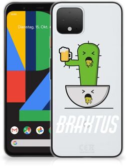 B2Ctelecom Google Pixel 4 Telefoonhoesje met Naam Braktus