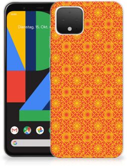 B2Ctelecom Google Pixel 4 TPU bumper Batik Orange