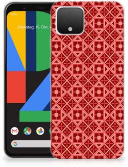 B2Ctelecom Google Pixel 4 TPU bumper Batik Red