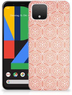 B2Ctelecom Google Pixel 4 TPU bumper Pattern Orange