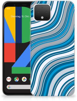 B2Ctelecom Google Pixel 4 TPU bumper Waves Blue