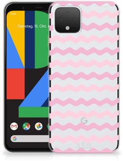 B2Ctelecom Google Pixel 4 TPU bumper Waves Roze