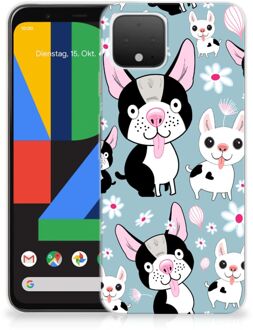 B2Ctelecom Google Pixel 4 TPU Hoesje Hondjes