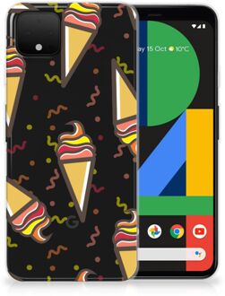 B2Ctelecom Google Pixel 4 XL Siliconen Case Icecream