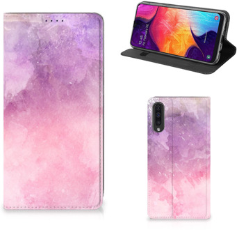 B2Ctelecom GSM Cover Samsung Galaxy A50 Design Pink Purple Paint