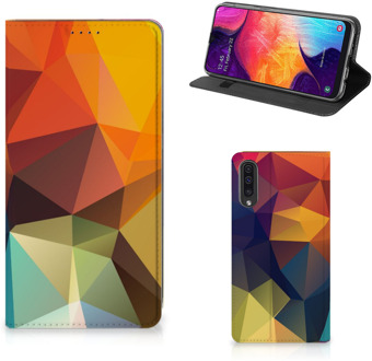 B2Ctelecom GSM Cover Samsung Galaxy A50 Design Polygon Color