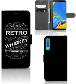 B2Ctelecom GSM Cover Samsung Galaxy A7 (2018) Design Whiskey