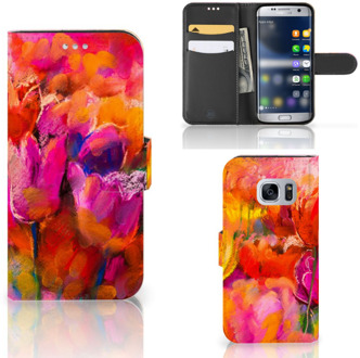 B2Ctelecom GSM Cover Samsung Galaxy S7 Design Tulpen