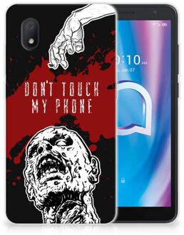 B2Ctelecom GSM Hoesje Alcatel 1B (2020) Back Case TPU Siliconen Hoesje Zombie Blood