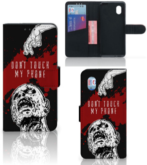 B2Ctelecom GSM Hoesje Alcatel 1B (2020) Book Case met Pasjeshouder Zombie Blood