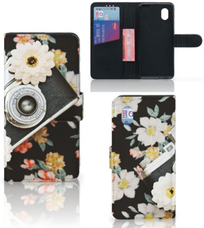 B2Ctelecom GSM Hoesje Alcatel 1B (2020) Bookcover Vintage Camera