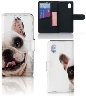 B2Ctelecom GSM Hoesje Alcatel 1B (2020) Bookstyle Case Franse Bulldog