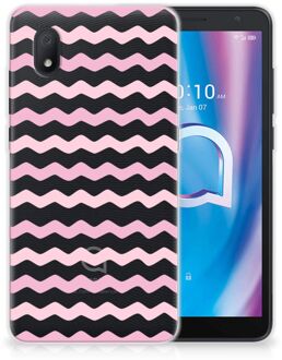 B2Ctelecom GSM Hoesje Alcatel 1B (2020) Bumper Hoesje Waves Roze