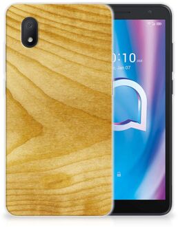 B2Ctelecom GSM Hoesje Alcatel 1B (2020) Cover Case Licht Hout