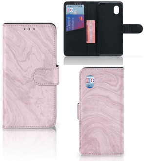 B2Ctelecom GSM Hoesje Alcatel 1B (2020) Flip Case Marble Pink