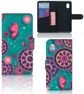 B2Ctelecom GSM Hoesje Alcatel 1B (2020) Flipcase Cirkels en Vlinders