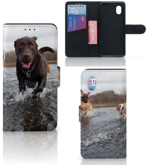 B2Ctelecom GSM Hoesje Alcatel 1B (2020) Wallet Book Case Honden Labrador