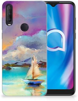 B2Ctelecom GSM Hoesje Alcatel 1S (2020) Back Case TPU Siliconen Hoesje Boot