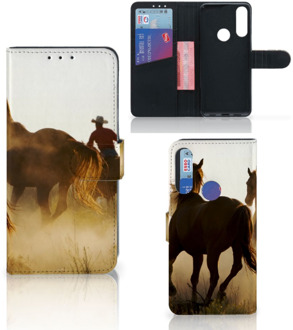 B2Ctelecom GSM Hoesje Alcatel 1S 2020 Bookcase Cowboy