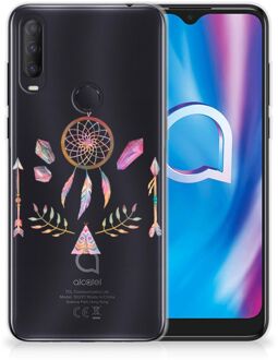 B2Ctelecom GSM Hoesje Alcatel 1S (2020) Bumper Hoesje Doorzichtig Boho Dreamcatcher