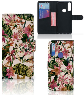 B2Ctelecom GSM Hoesje Alcatel 1S 2020 Hoesje ontwerpen Flowers