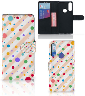 B2Ctelecom GSM Hoesje Alcatel 1S 2020 Leuk Hoesje Dots