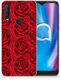 B2Ctelecom GSM Hoesje Alcatel 1S (2020) TPU Bumper Red Roses