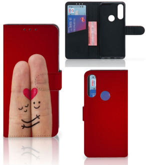 B2Ctelecom GSM Hoesje Alcatel 1S 2020 Wallet Case Cadeau voor Vrouw Liefde