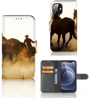 B2Ctelecom GSM Hoesje Apple iPhone 12 Mini Bookcase Cowboy