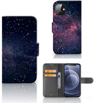 B2Ctelecom GSM Hoesje Apple iPhone 12 Mini Flip Cover Stars