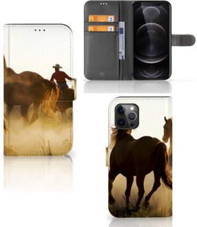 B2Ctelecom GSM Hoesje Apple iPhone 12 Pro Max Bookcase Cowboy