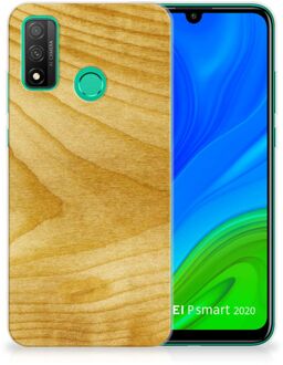 B2Ctelecom GSM Hoesje Huawei P Smart 2020 Cover Case Licht Hout