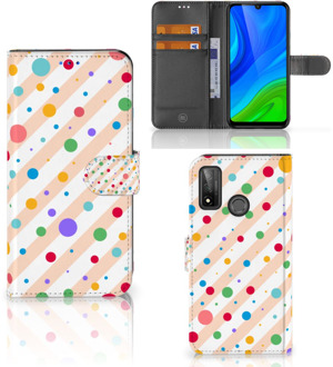 B2Ctelecom GSM Hoesje Huawei P Smart 2020 Flip Cover Dots