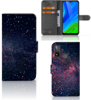 B2Ctelecom GSM Hoesje Huawei P Smart 2020 Flip Cover Stars