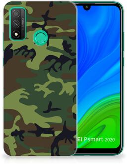 B2Ctelecom GSM Hoesje Huawei P Smart 2020 Smartphonehoesje Camouflage