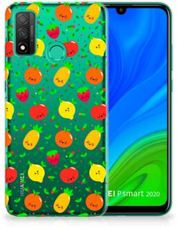 B2Ctelecom GSM Hoesje Huawei P Smart 2020 TPU Bumper Doorzichtig Fruits