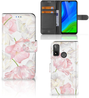 B2Ctelecom GSM Hoesje Huawei P Smart 2020 Wallet Book Case Cadeau voor Mama Lovely Flowers