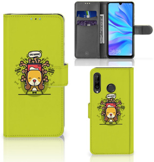 B2Ctelecom GSM Hoesje Huawei P30 Lite Design Doggy Biscuit