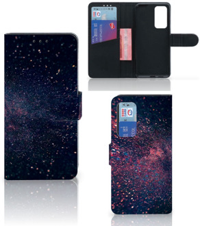 B2Ctelecom GSM Hoesje Huawei P40 Flip Cover Stars